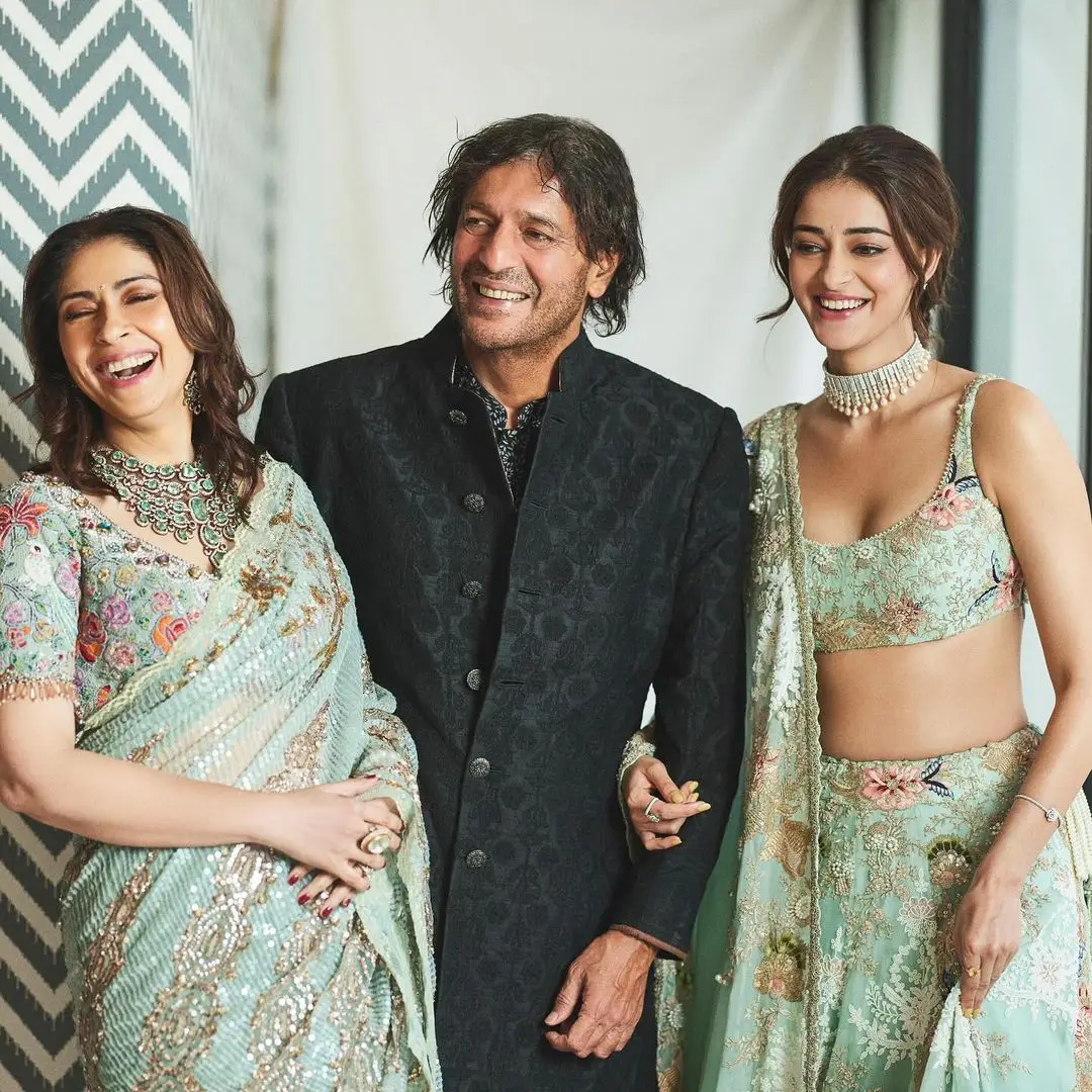 Ananya Panday Photos at Anant ambani and Radhika merchant wedding